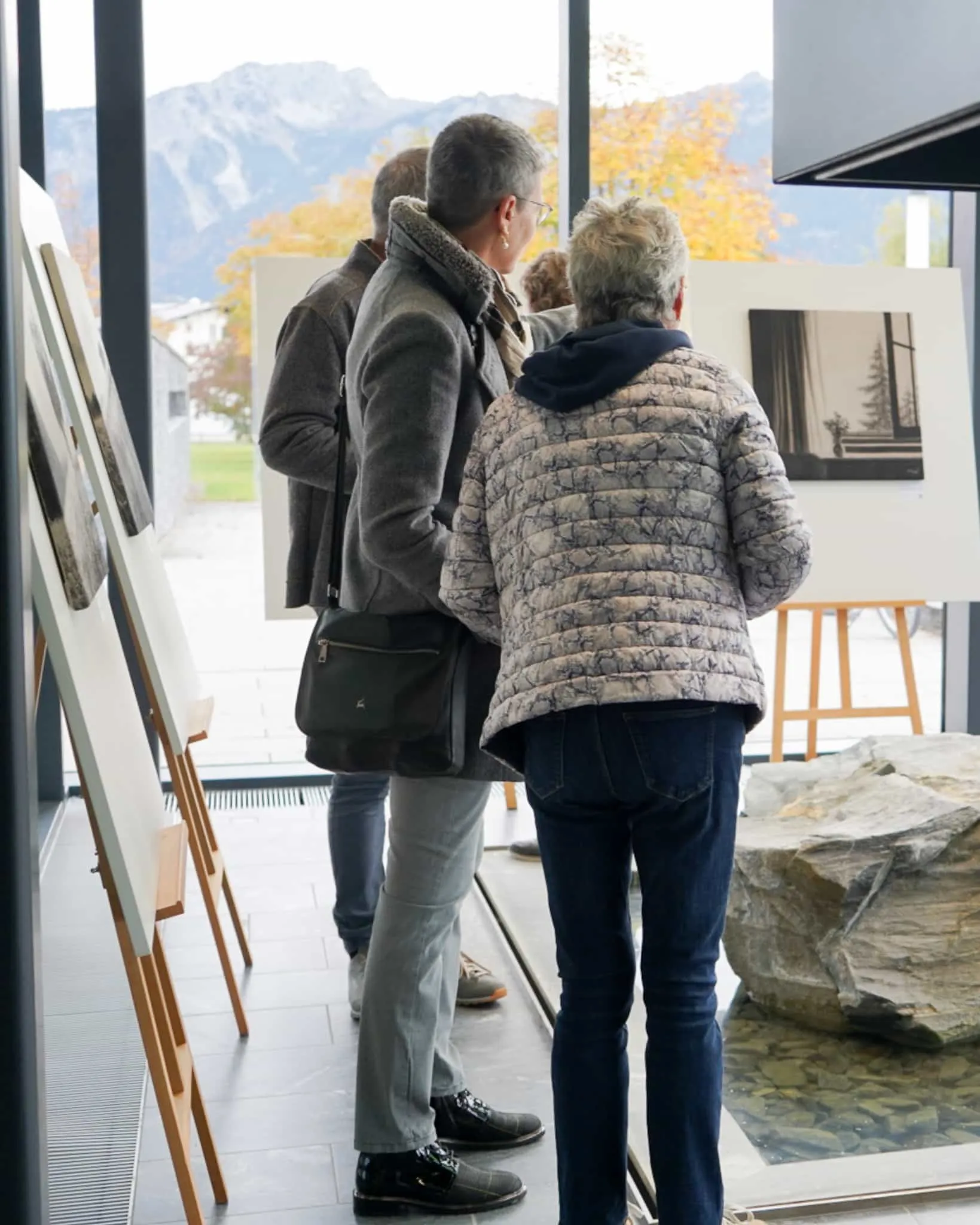 Günter Leiter bei der Eröffnung