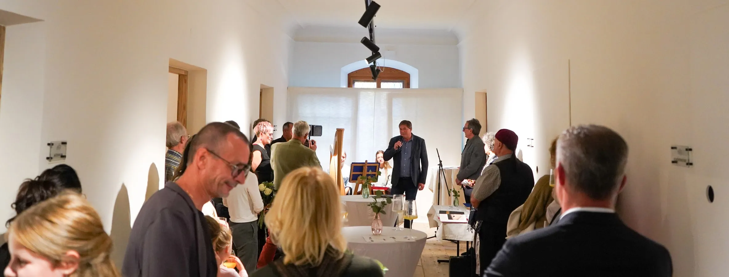 Günter Leiter bei der Eröffnung