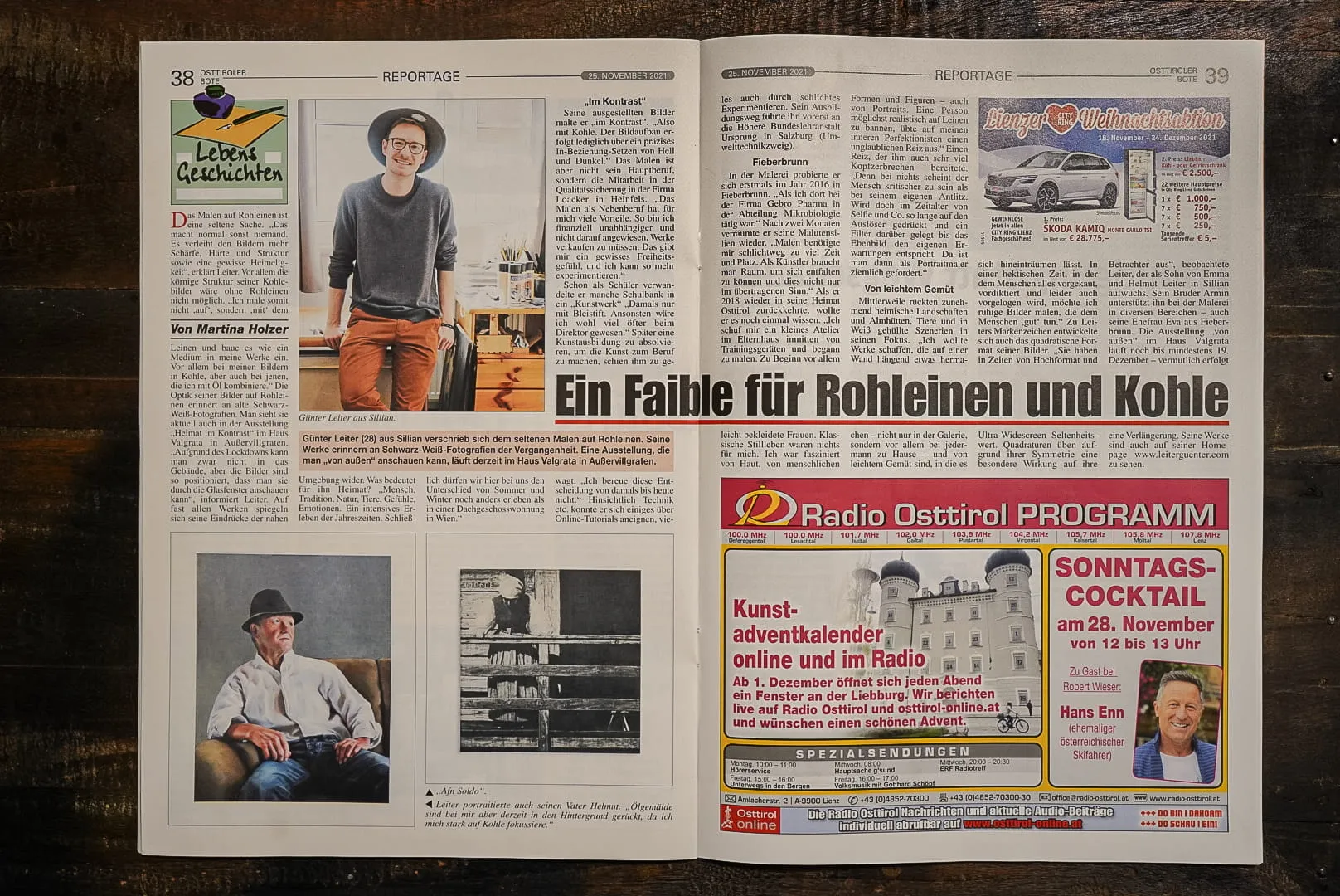 Kohle auf Rohleinen - Pustertaler Volltreffer