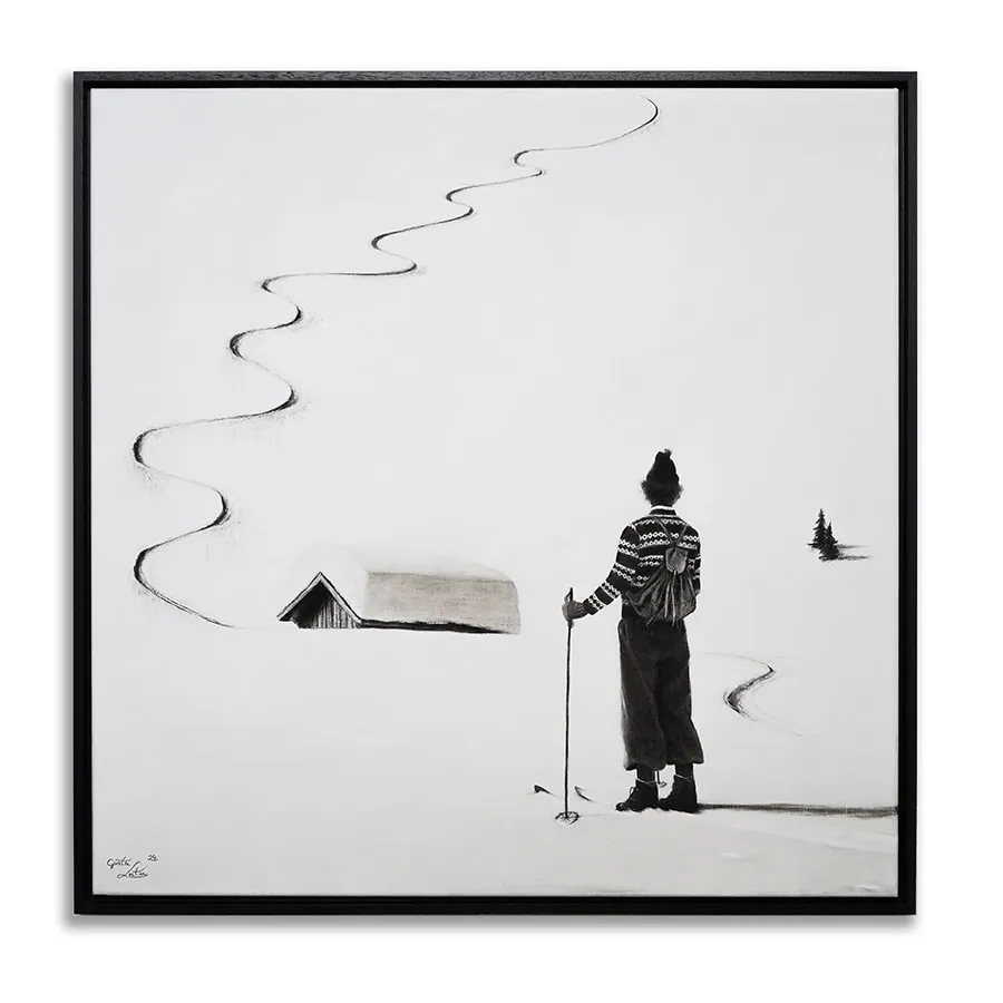 Schön gewedelt – gerahmt