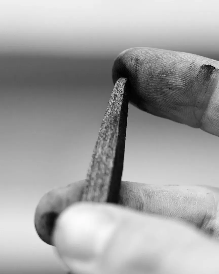 Werkserie „Von der Glut zur Ruhe" – Kohle auf Leinen